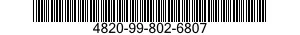 4820-99-802-6807  4820998026807 998026807