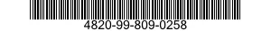 4820-99-809-0258  4820998090258 998090258
