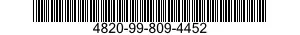 4820-99-809-4452  4820998094452 998094452