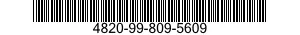 4820-99-809-5609 VALVE,GLOBE 4820998095609 998095609