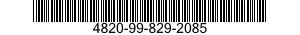 4820-99-829-2085 VALVE,GATE 4820998292085 998292085