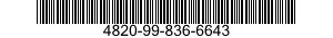 4820-99-836-6643  4820998366643 998366643
