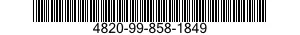 4820-99-858-1849 CARTRIDGE,CHECK VALVE 4820998581849 998581849