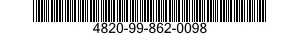 4820-99-862-0098  4820998620098 998620098