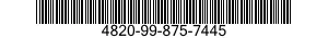 4820-99-875-7445 VALVE,VACUUM REGULATING 4820998757445 998757445