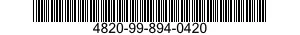4820-99-894-0420  4820998940420 998940420