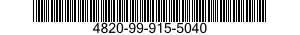 4820-99-915-5040 VALVE,GLOBE 4820999155040 999155040