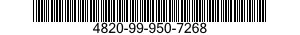 4820-99-950-7268 VALVE,SAFETY RELIEF 4820999507268 999507268