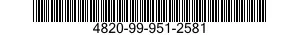 4820-99-951-2581  4820999512581 999512581