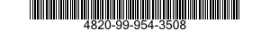4820-99-954-3508 VALVE,GLOBE 4820999543508 999543508