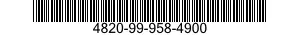 4820-99-958-4900 VALVE,FLOW CONTROL 4820999584900 999584900