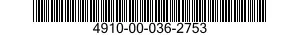 4910-00-036-2753  4910000362753 000362753