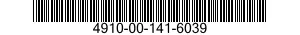 4910-00-141-6039  4910001416039 001416039