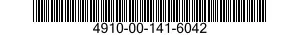 4910-00-141-6042  4910001416042 001416042