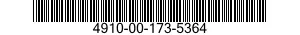 4910-00-173-5364  4910001735364 001735364