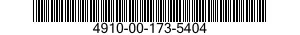 4910-00-173-5404  4910001735404 001735404
