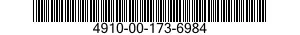 4910-00-173-6984  4910001736984 001736984