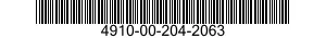 4910-00-204-2063  4910002042063 002042063