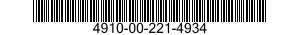 4910-00-221-4934  4910002214934 002214934