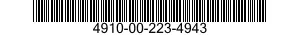 4910-00-223-4943 FILTER ELEMENT,FLUID 4910002234943 002234943