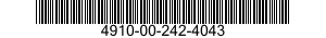4910-00-242-4043  4910002424043 002424043