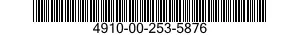 4910-00-253-5876  4910002535876 002535876