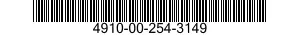 4910-00-254-3149  4910002543149 002543149