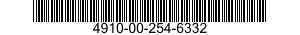 4910-00-254-6332  4910002546332 002546332