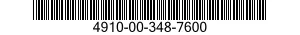 4910-00-348-7600 ADAPTER SET,ENGINE ELECTRICAL TEST 4910003487600 003487600