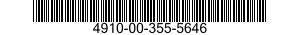 4910-00-355-5646  4910003555646 003555646