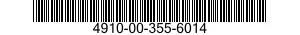 4910-00-355-6014  4910003556014 003556014