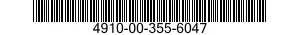 4910-00-355-6047  4910003556047 003556047