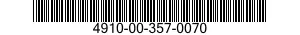 4910-00-357-0070  4910003570070 003570070