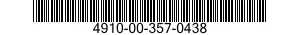 4910-00-357-0438  4910003570438 003570438