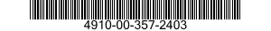 4910-00-357-2403  4910003572403 003572403