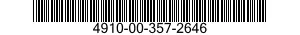 4910-00-357-2646  4910003572646 003572646