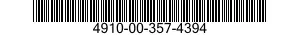 4910-00-357-4394  4910003574394 003574394
