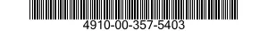 4910-00-357-5403  4910003575403 003575403