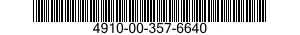 4910-00-357-6640  4910003576640 003576640