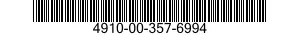 4910-00-357-6994  4910003576994 003576994