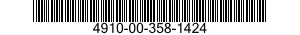 4910-00-358-1424  4910003581424 003581424