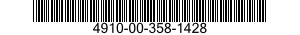 4910-00-358-1428  4910003581428 003581428