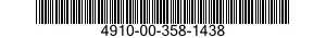 4910-00-358-1438  4910003581438 003581438