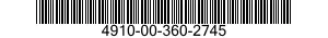 4910-00-360-2745  4910003602745 003602745