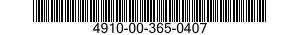 4910-00-365-0407  4910003650407 003650407