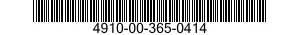 4910-00-365-0414  4910003650414 003650414