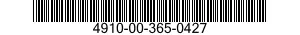 4910-00-365-0427  4910003650427 003650427