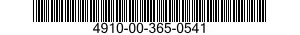 4910-00-365-0541  4910003650541 003650541