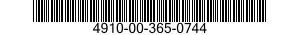 4910-00-365-0744  4910003650744 003650744