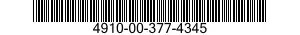 4910-00-377-4345  4910003774345 003774345